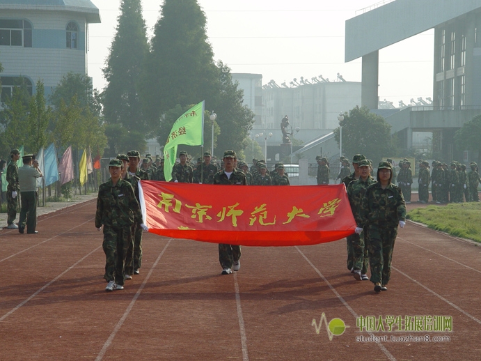 放大图片-南京师范大学泰州学院军训